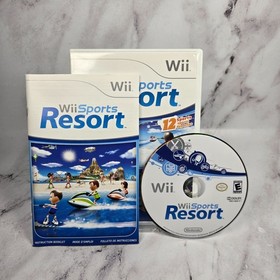 Wii Sports Resort (Nintendo Wii 2009) w/ Manual and Case