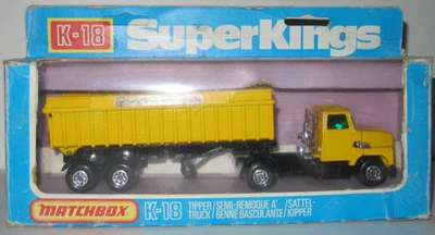 MATCHBOX SUPER KINGS K-18 FORD LTS ARTICULATED TIPPER 'US STEEL CORP' - RARE - Image 1 of 4