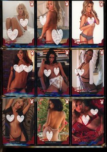 Playboy The Book Of Lingerie 9 Card Lot Featuring Olivia Paige Harley Dean #25
