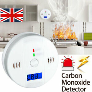 LCD-Carbon-Monoxide CO Detector Poisoning Gas Sensor Monitor Warning Alarm Set