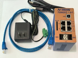 Red Lion N-Tron 7506GX2 Commutateur Ethernet industriel géré 4GE 2 SFP Rail DIN - Photo 1/1