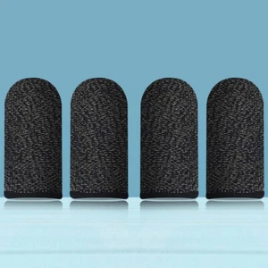 4x Gaming Finger Sleeve Touch Screen Mobile Game Controller Sweatproof Gloves US - Picture 1 of 1