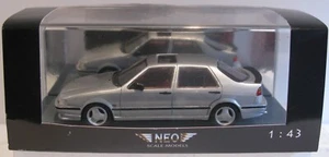Neo Models 1:43 NEO 43665 1992/8 Silver SAAB 9000 CS LHD - Picture 1 of 12