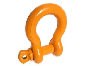 Orange Lifting Shackle Screw Pin Clevis D Ring for Tow Jeep ATV Crane Attachment - Picture 1 of 5
