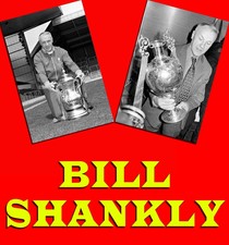2 x Bill Shankly Classic Retro Photo Posters Liverpool 24'x16' Similar to A2