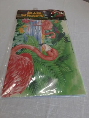 CUBIERTA DE BUZÓN MAGNÉTICO ENVOLTURAS DE CORREO Flamencos Tropicales Tamaño Estándar NUEVO Foto 1 de 4