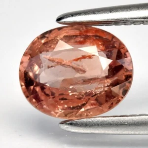 ๐ 0.75ct 6x5mm Cushion Pinkish Orange Sapphire - Unheated Madagascar Gemstone - Picture 1 of 4