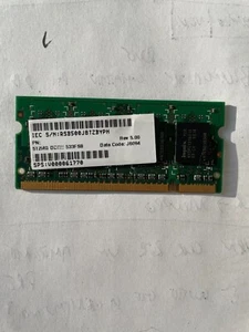 HYNIX RAM 512mb ddr 2 II - hymp564s64bp6-c4 AB - notebook - Foto 1 di 2