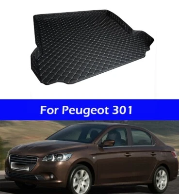 Car trunk high edge anti-skid trunk mat For Peugeot 301 2013-2025 - Image 1 of 4