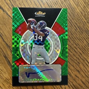 2005 Topps Finest Green Refractor-Autograph-Vernand Morency-Limited 40/50 - Picture 1 of 2