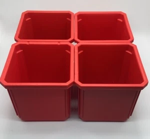 4 Milwaukee Packout Bin Inserts, New Take outs from 5 compartment organizer - Picture 1 of 3