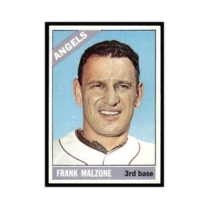 1966 Topps Baseball Card Frank Malzone Angels #152 - Picture 1 of 3