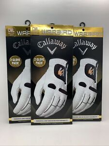 New Callaway Warbird Golf Glove Cadet Med-Large (CML) Right Mens Lot 6 Gloves