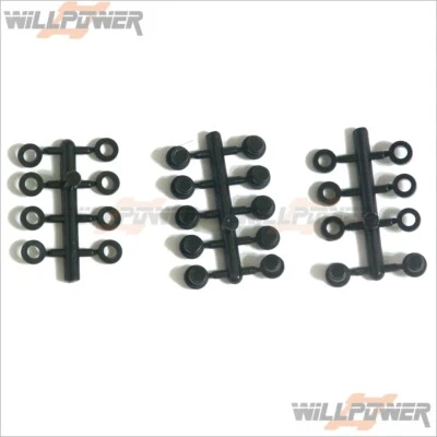 MINI ST Parts HINGE PIN BUSHINGS #11229 (RC-WillPower) OFNA Hobao Hyper - Image 1 of 2