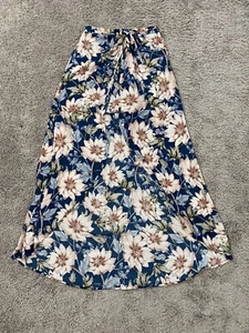 Peach Love California Shorts Women’s Medium Tie Front Wrap Flare Chiffon Lined - Picture 1 of 11