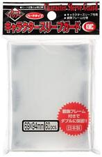 KMC Character Guards Card Game Over Sleeves Clear Silver Frame Design Hard #l87
