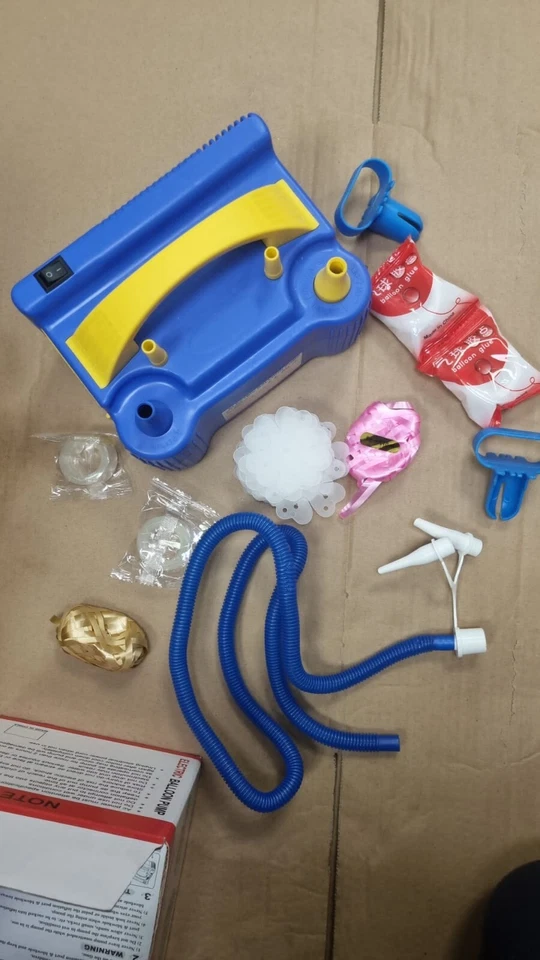 600W New Portable Electric Pump Party Balloon Inflator Air Blower Dual Nozzles - Image 1 of 1