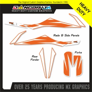 KTM 125 SX 2016 2017 2018 (2018 OEM Style) GRAPHICS DECALS STICKERS - Picture 1 of 1