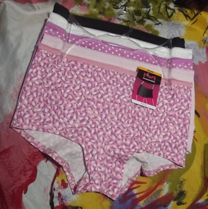 5 NEW MAIDENFORM P40005 A15V PICOT TRIMMED WAIST COTTON BOYSHORT PANTIES S/5 - Picture 1 of 2