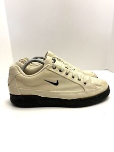 Nike Vintage Athletic Casual Shoes White Canvas Men’s Size 10.5