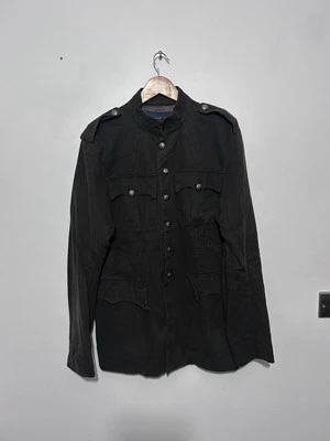 French Connection Mens Green Military Shacket. Large. - Image 1 of 4