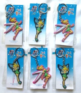 12 Keyring Loot Gift Bags Children Birthday party  Filler , Tinker Bell - Picture 1 of 1