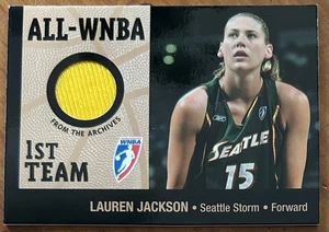 2005 Rittenhouse WNBA Lauren Jackson All-WNBA 1st Team RELIC Seattle Storm - Picture 1 of 2