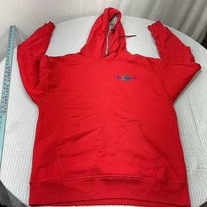 Vintage Champion Reverse Weave Pullover Hoodie Herren Gr. L rot - Bild 1 von 6