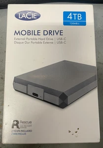 Lacie 4TB Mobile Drive (NEW) - Picture 1 of 4