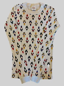 Hanna Andersson Santa Gnome Pajamas Christmas TOP Organic Cotton India 12 - Picture 1 of 6