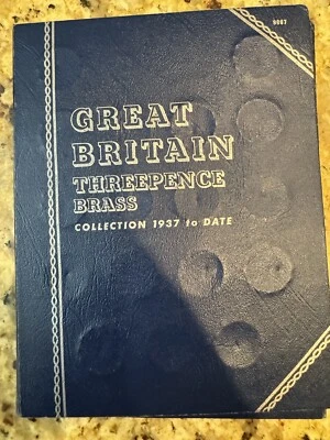 COLECCIÓN WHITMAN DE MONEDAS DE TRES PENIQUES DE GRAN BRETAÑA: 1937-1967 ~ MÁS EXTRAS Foto 1 de 2