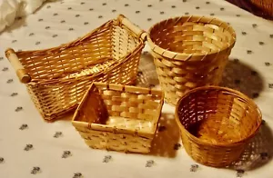 Weidenkörbe 4 Stück Vintage - Bild 1 von 4