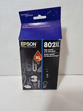 Epson DURABrite 802XL (T802XL120-S) Ultra Black Ink Catridge Exp 5/21 Open Box