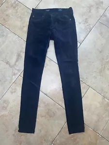 AG ADRIANO GOLDSCHMIED MARINEBLAU WEICH DIE LEGGING SUPER SKINNY GRÖSSE 25R - UK 8 - Bild 1 von 2