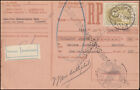 Belgique carte de paiement CALLENELLE 13.6.1952 avec 933 congrès postal mondial