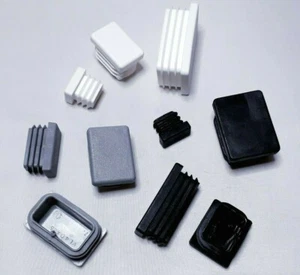 Slat stoppers rectangular plug rectangular pipes end caps pipe caps square - Picture 1 of 2