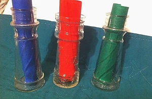 Vintage Lot of 3 Red Lobster Lighthouse Tower Tall Drinking Glasses - Picture 1 of 12