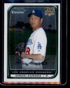2008 Bowman Chrome #202 Hiroki Kuroda RC - Picture 1 of 2