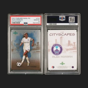 2021 Parkside NWSL Premier Alex Morgan Cityscapes Foil Orlando PSA 10 GEM MT - Picture 1 of 1