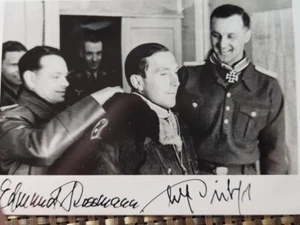 Edmund Rossmann/Adolf Dickfeld 2x signed photo. Nice!!! - Picture 1 of 1