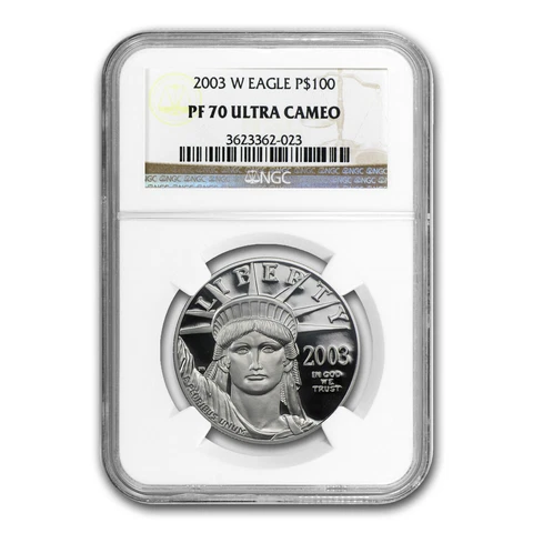 2003-W 1 oz Proof Platinum American Eagle PF-70 NGC - SKU #66842 Cover