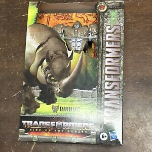 HASBRO TRANSFORMERS RISE OF THE BEASTS ROTB VOYAGER RHINOX ACTION FIGURE #13