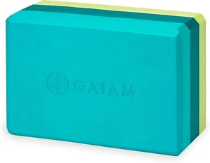 Gaiam Yoga Block - Supportive Latex-Free EVA Foam Soft Non-Slip Surface - Picture 1 of 5
