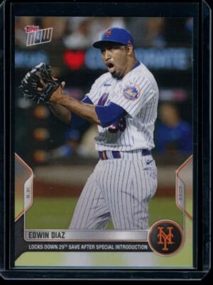 2022 Topps Now #814 Edwin Diaz Base Card - Image 1 of 2
