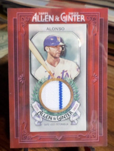 2022 Allen and Ginter Mini Framed Relic #MFR-PA Pete Alonso - New York Mets