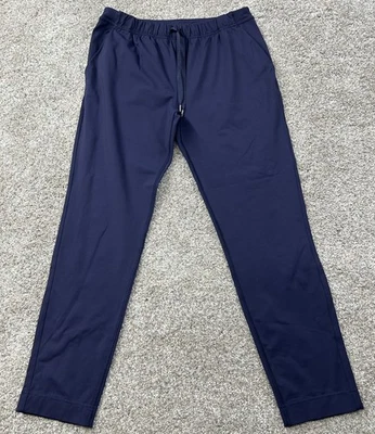 Pantalones Lululemon Mujer 6 Azul Marino Tirar con Cordón Elastizados Activos Foto 1 de 4