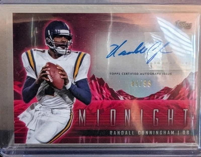2024 Topps Midnight Randall Cunningham Horizon Signatures Twilight Auto #/99 🏈 Foto 1 de 3