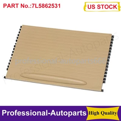 Front Console Cup Holder Roller Blind Cover Beige for Porsche Cayenne 2003-2010 Foto 1 de 3