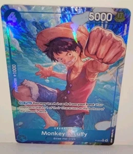 Monkey.D.Luffy (P-055) (Full Art) P-055 Premium Booster -The Best- Foil - Picture 1 of 5