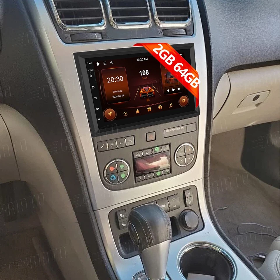 2+64GB For 2007-2012 GMC Acadia Android 15 Carplay Car Stereo Radio GPS Navi BT Foto 1 de 4